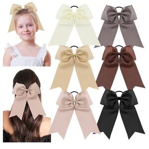 NIP 6PCS Bow Hair Ties